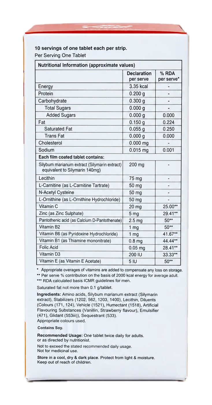 Heptaram Tablet composition panel – Ramnova Healthcare